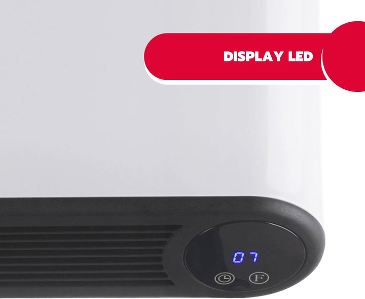 ARDES - AR4W05P PARETO FLEX Keramik-Heizlüfter zur Wandmontage 2000W Waterproof, programmierb. Badez