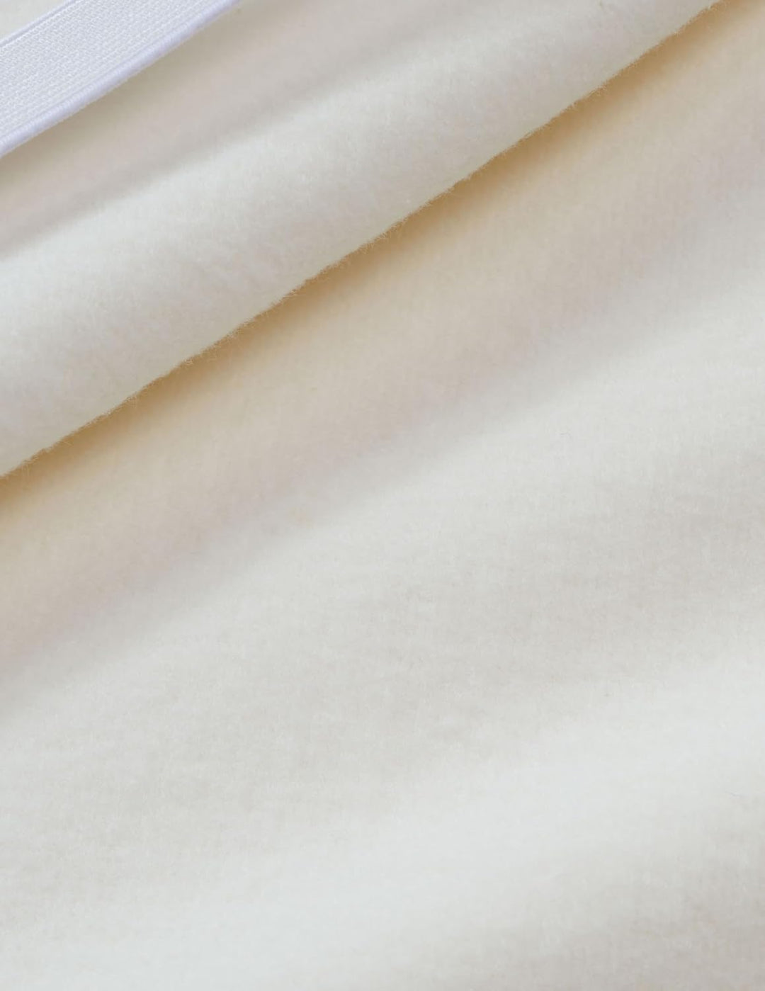 Bio Matratzenschutzauflage 100% Bio-Baumwolle (kbA) GOTS zertifiziert, Spannecken, Natur, 90 x 200 c