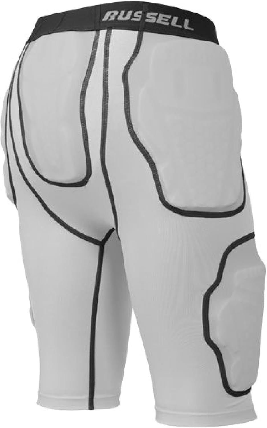 Russell Fussballgürtel, integriert, für Jugendliche, 5-teilig Grösse S Silber/Bk, Grösse S Silber/Bk