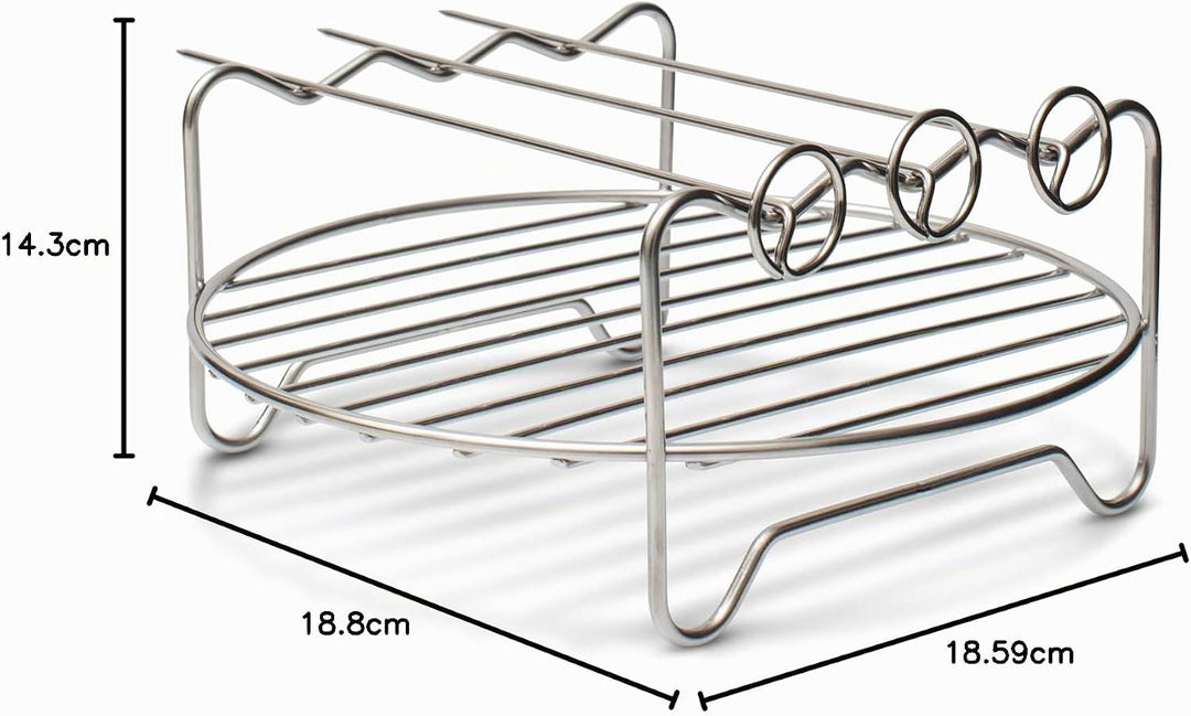 AEG AAFEK1 Erweiterungsset für Heissluftfritteuse AF6 (Mehrzweckform, Grillrost, Gemüsespiralschneid