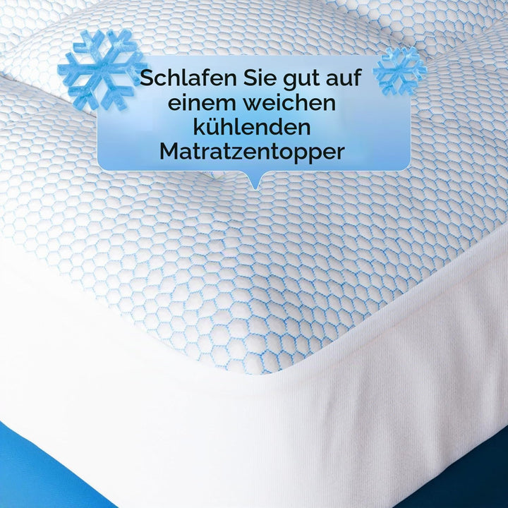 Cooling Mattress Topper 160x200 cm Kühlung 160x200, Kühlung 160x200