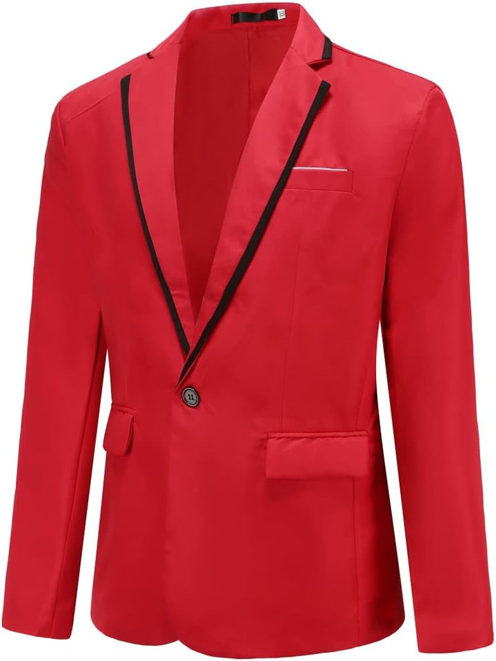 YOUTHUP Anzug Herren Sakko Sportlich Slim Fit Anzugjacke Freizeit Jackett Business Blazer für Hochze