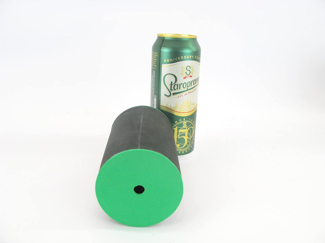 6er Set Getränkekühler 0,5l Dose schwarz - Bierkühler - Neoprenkühler - passgenau ~Dosenkühler~ für