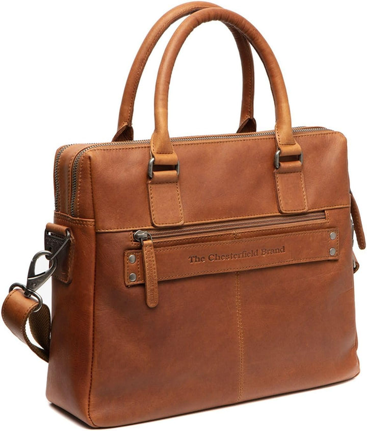 The Chesterfield Brand Santiago - Aktentasche 14" 32 cm Cognac, Cognac