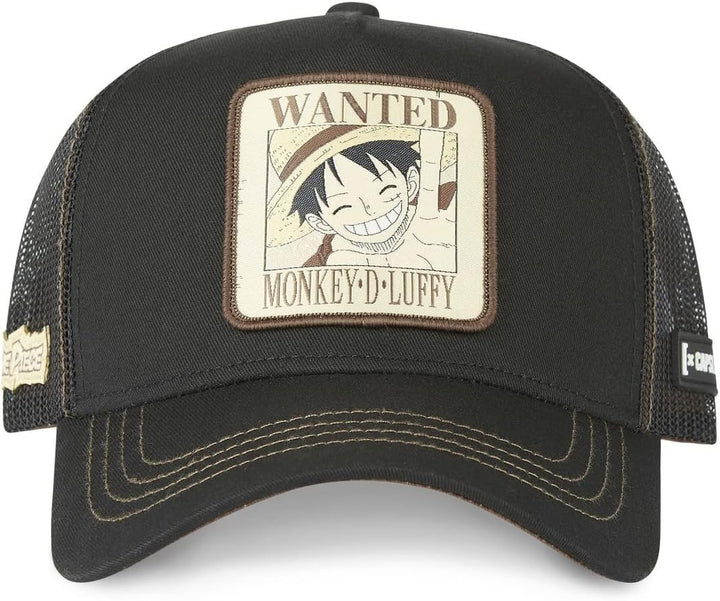 Cap Herren One Piece, Tracker Kappe Herren, Gesucht, Anti-Reizung, Braun/Schwarz/Beige, Einheitsgrös