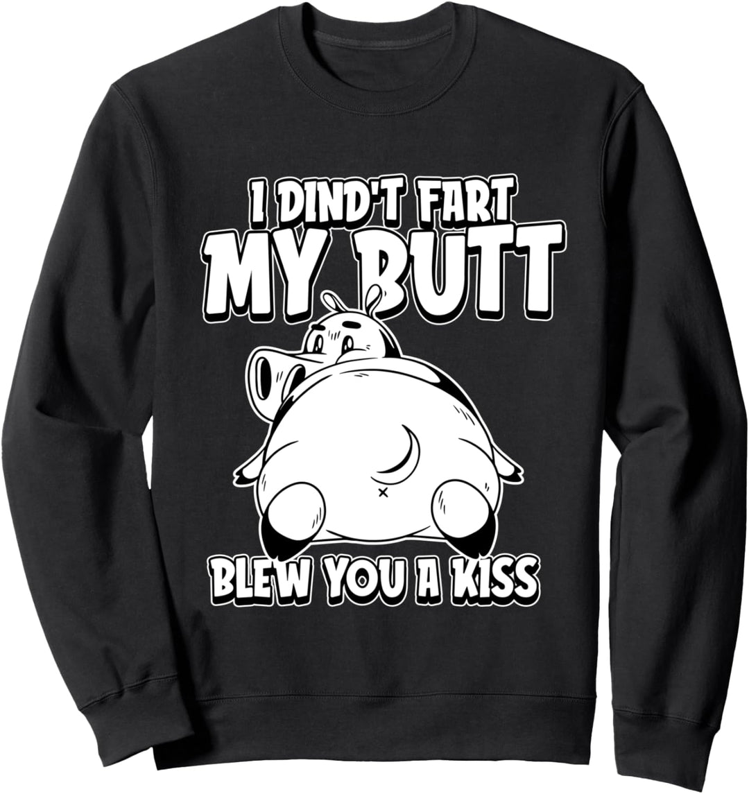 Lustig Nilpferd - Flusspferd Hippo Flusspferd Sweatshirt