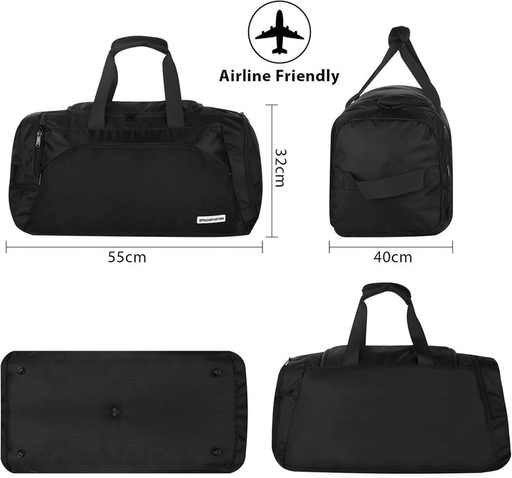 Speedsporting Sporttasche Männer Reisetasche Wasserdicht Fitnesstasche für männer mit Schuhfach Gym