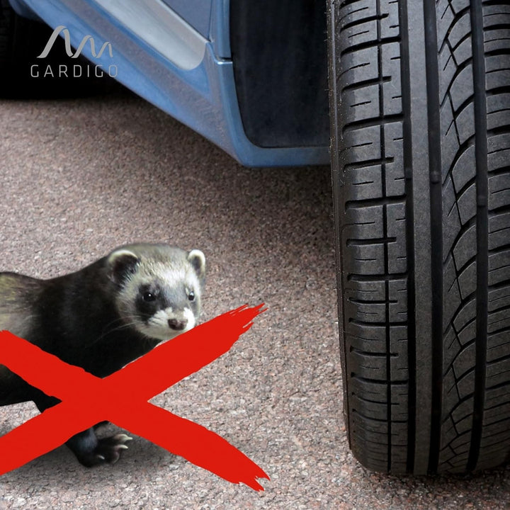 Gardigo® Marderschreck Indoor LED für Marderabwehr | Marder-Frei Haus Garage Scheune Stall und Carpo