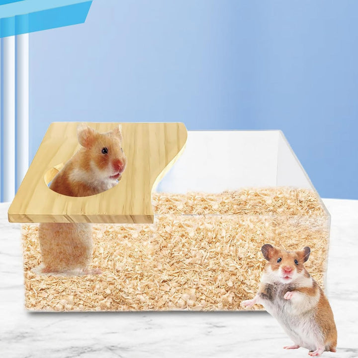 Haustier Hamster Badezimmer, Acryl Hamster Badebox, Sandbad Box für Chinchilla, Goldene Bären, Gerbi