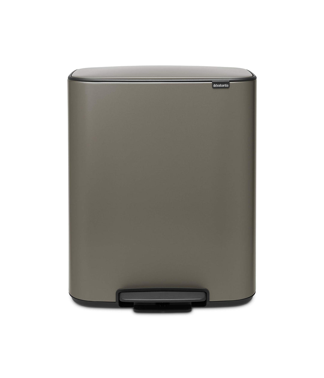 Brabantia 211546 Treteimer Bo, 2 x 30L, Platin 2 Inneneimer (2 x 30L) Platinum, 2 Inneneimer (2 x 30