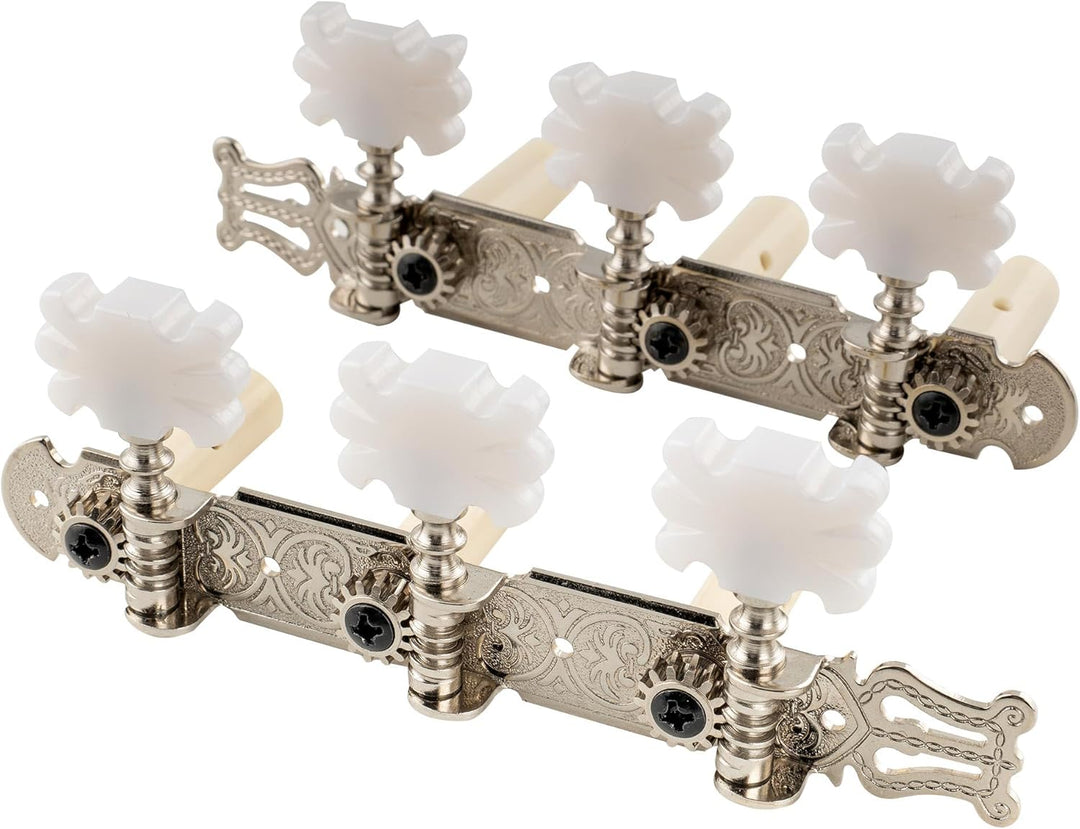 Musiclily Pro 3L3R Lyra Style Klassische Gitarre Mechaniken Stimmwirbel Tuning Pegs Machine Heads Se