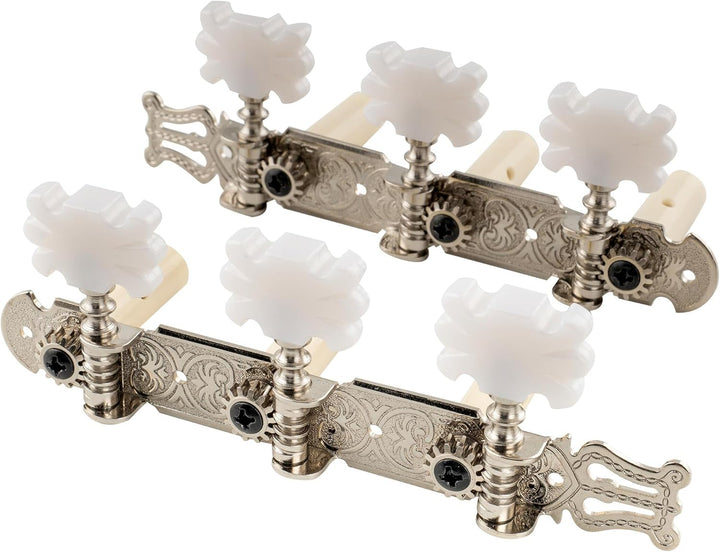 Musiclily Pro 3L3R Lyra Style Klassische Gitarre Mechaniken Stimmwirbel Tuning Pegs Machine Heads Se