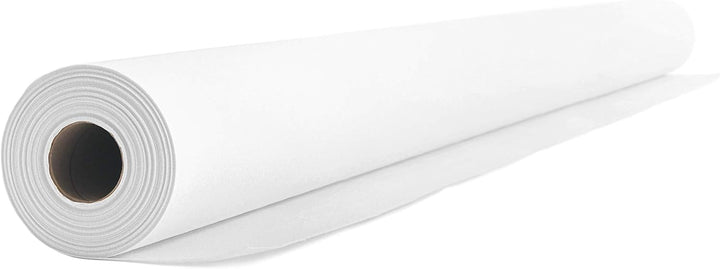 AROBA 1x Airlaid Tischdeckenrolle (Weiss, 1,2 m x 24 m) - Stoffähnliche Tischdecke - Hochwertige Tis