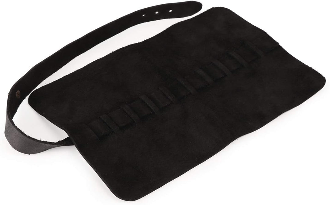 Londo Echtleder Stifterolle, Federmäppchen - Elegante Roll-up Stifterolle, Bleistift Wrap, Mäppchen,