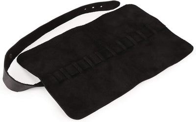 Londo Echtleder Stifterolle, Federmäppchen - Elegante Roll-up Stifterolle, Bleistift Wrap, Mäppchen,