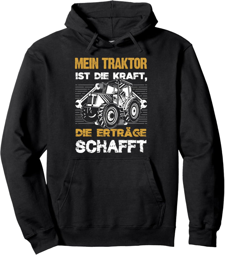 Traktor Landwirt Geschenk Motiv mit Spruch Bauer Agrarstarz Pullover Hoodie