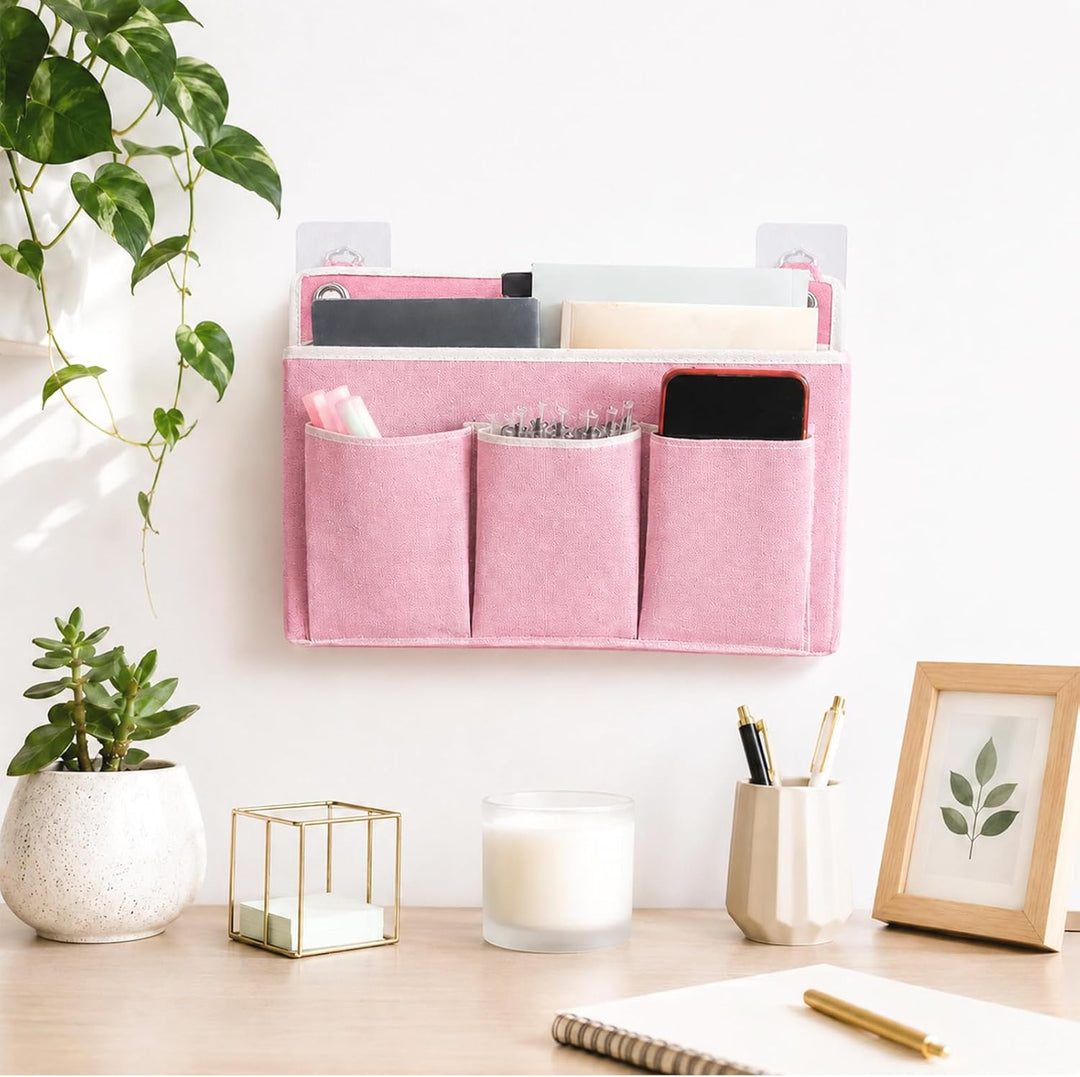 2 Stück Wand Organizer Tasche Hängekörbe Mit Grosser Mesh Abteilung Und 3 Taschen Tür Organizer Plat