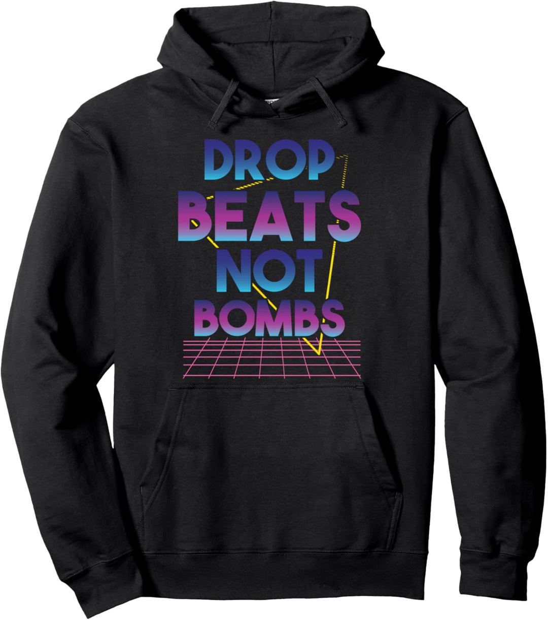 DJ Shirts für Herren Drop Beats Not Bombs Pullover Hoodie