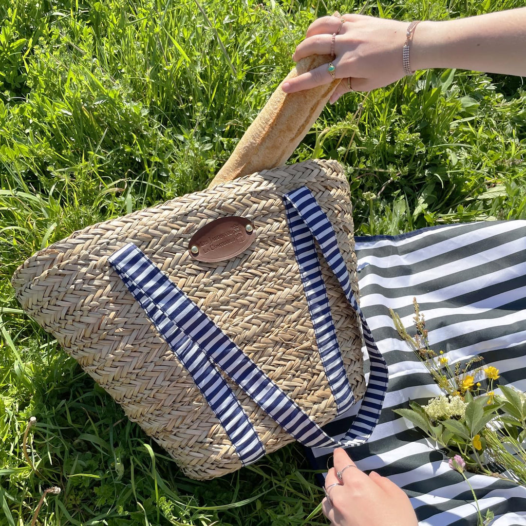 Les Jardins de la Comtesse - Strandtasche mit Picknick-Set Riviera - 4 Personen