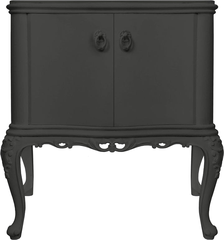 bianco Shabby® Grigio Antracite Kreidefarbe Wasserbasis für Alle Oberflächen einfach zu verarbeiten