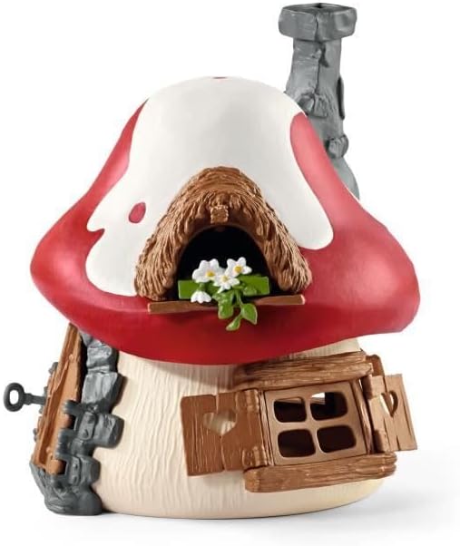 schleich 20803 Schlumpf Haus mit 2 Figuren, für Kinder ab 3 Jahren, THE SMURFS™ - Spielset neue Verp