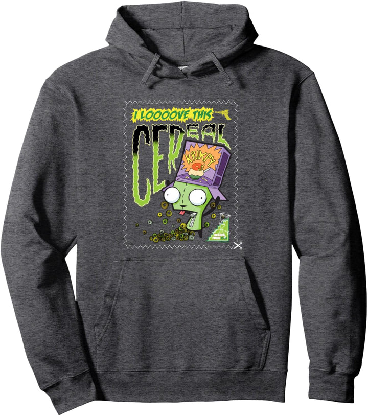 Invader Zim Gir's Krixpy Cereal Pullover Hoodie