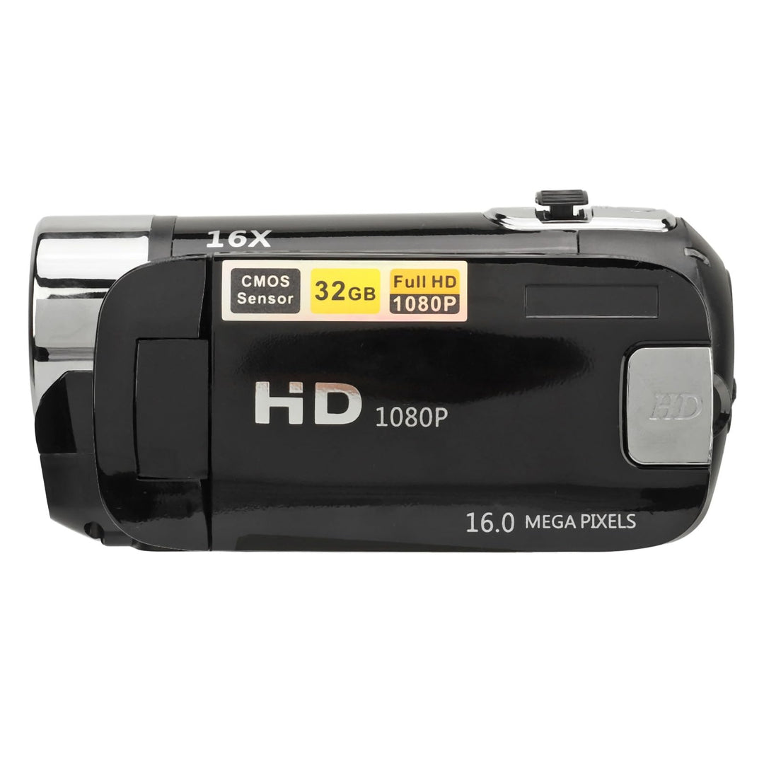 D90 1080P 16MP Digitalkamera 2,4 Zoll Schwenkbildschirm Camcorder 16X Zoom HD Videorecorder mit Füll