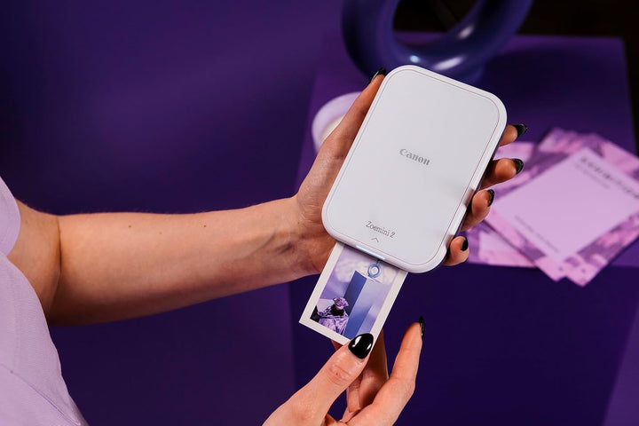 Canon Zoemini 2 Mini Fotodrucker mobil tragbar unterwegs Hosentasche (Fotodruck 5x7,6 cm, kabelllos,