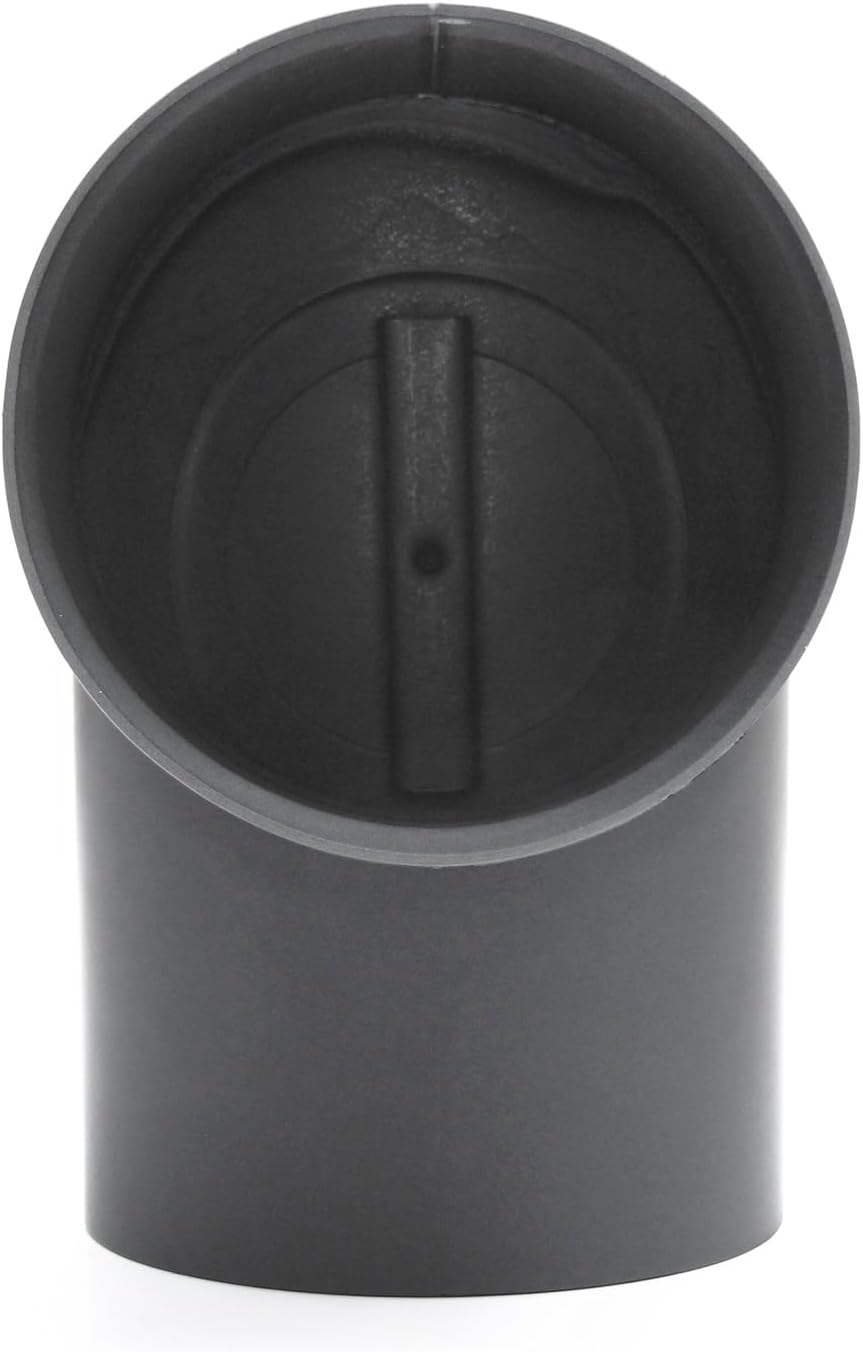 raik SH083-150-gg Raik Rauchrohrbogen/Ofenrohr 150mm - 90° zweiteilig mit Reinigungsöffnung gussgrau