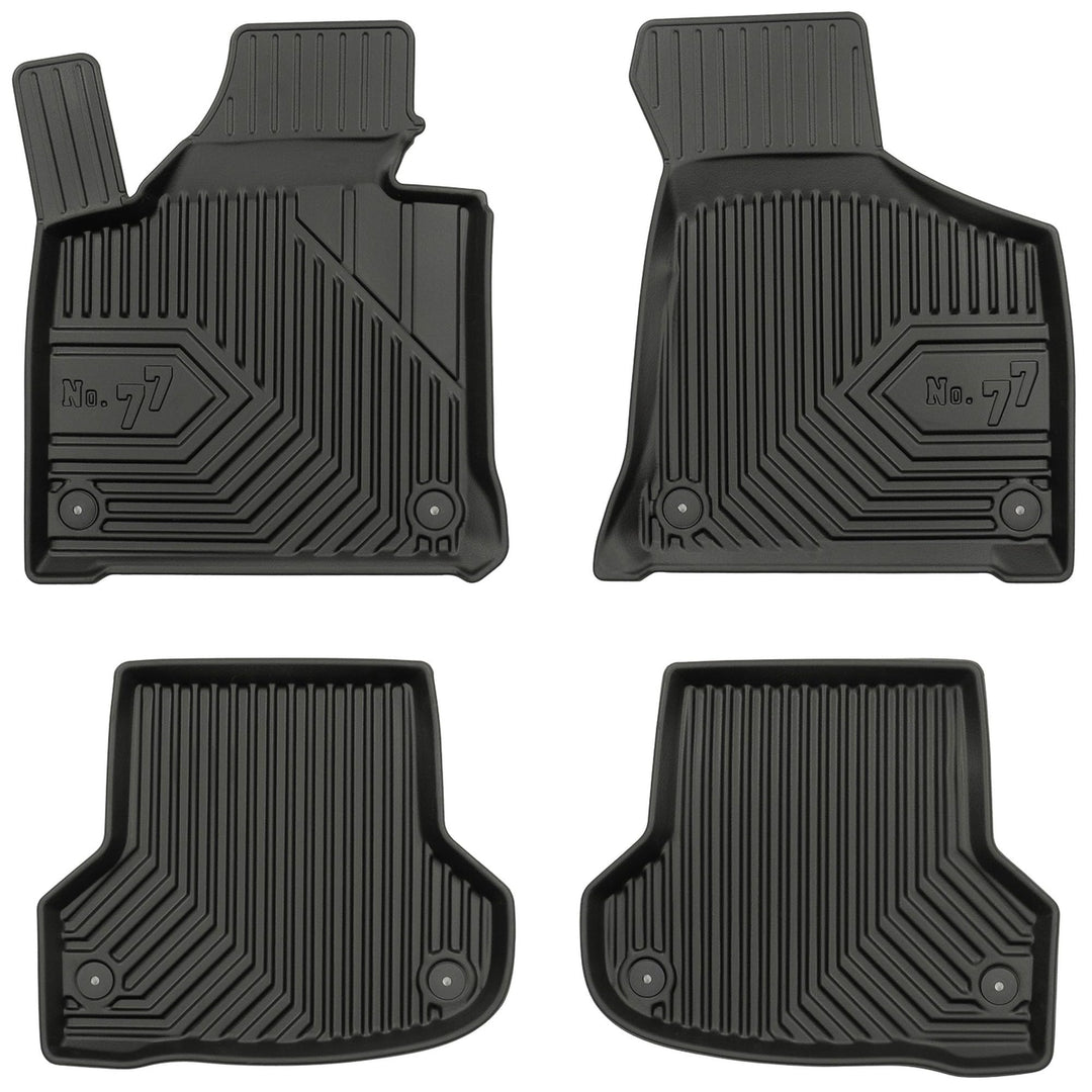 M MOTOS Gummimatten Auto Fussmatte passt für Audi A3 8P 2003-2013 Verbessern Sie Ihren Reisekomfort