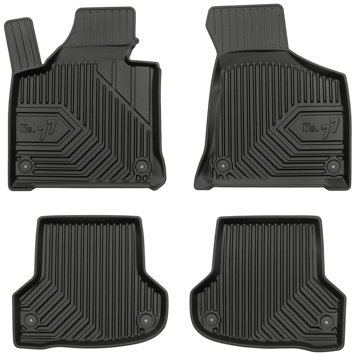 M MOTOS Gummimatten Auto Fussmatte passt für Audi A3 8P 2003-2013 Verbessern Sie Ihren Reisekomfort