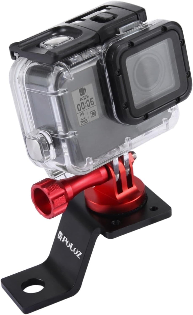 PULUZ Go pro Halterung für Motorrad Feste Metallhalterung Schraube für GoPro Hero12 Black / Hero11 /