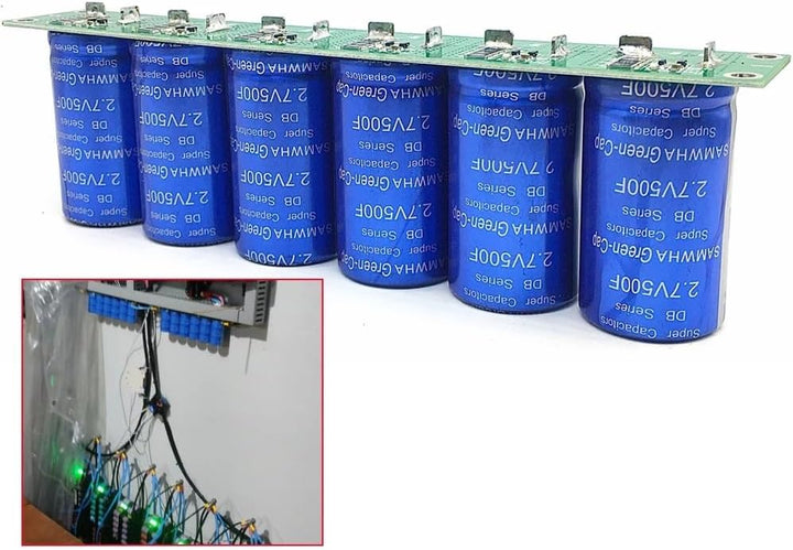 Telituny Super Farad Kondensator, 1 Satz 16V 83F Super Farad Kondensator Low ESR Kondensator mit Sch
