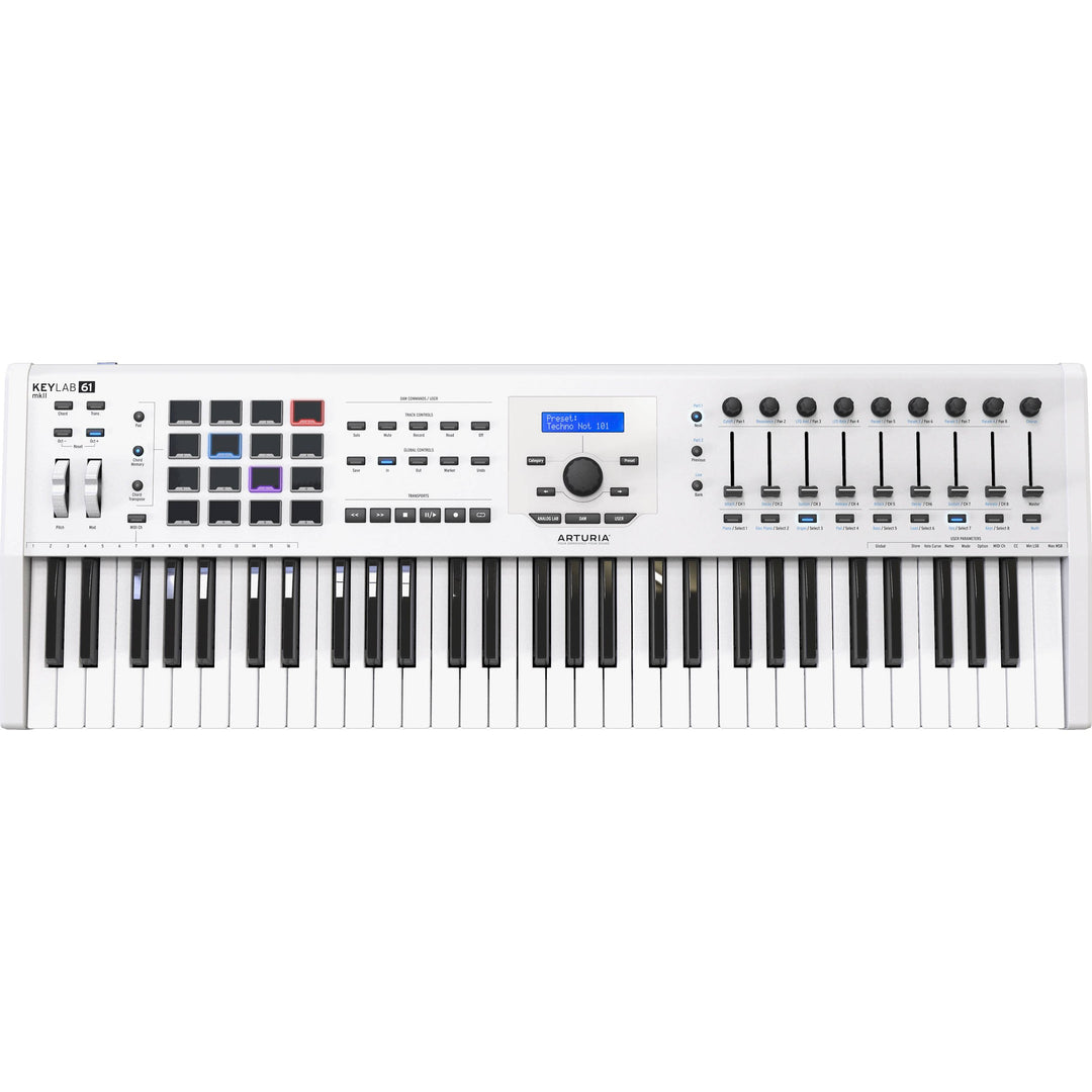 Arturia KeyLab mkII 61 Weiss Einheitsgrösse Mehrfarbig, Einheitsgrösse Mehrfarbig