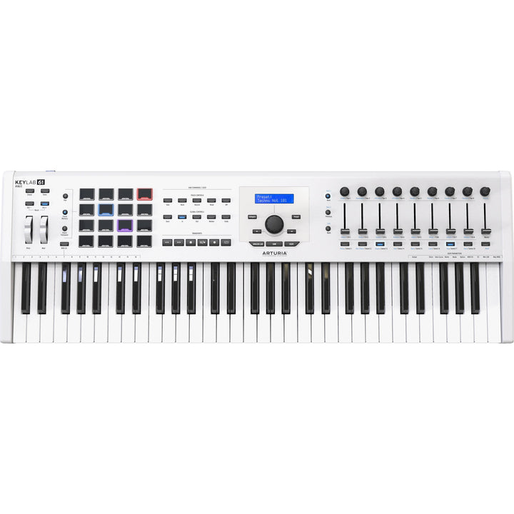 Arturia KeyLab mkII 61 Weiss Einheitsgrösse Mehrfarbig, Einheitsgrösse Mehrfarbig