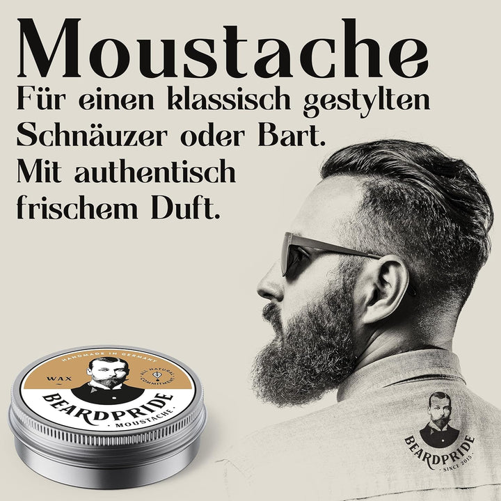 BEARDPRIDE Bartbalsam Männer - Das Original Bart Balsam aus dem Barbershop - Unser Beard Balm basier