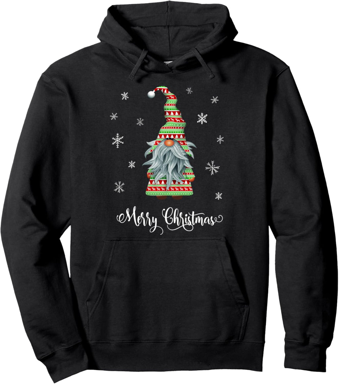 Weihnachten Xmas Merry Christmas Gnom Wichtel Weihnachts Pullover Hoodie