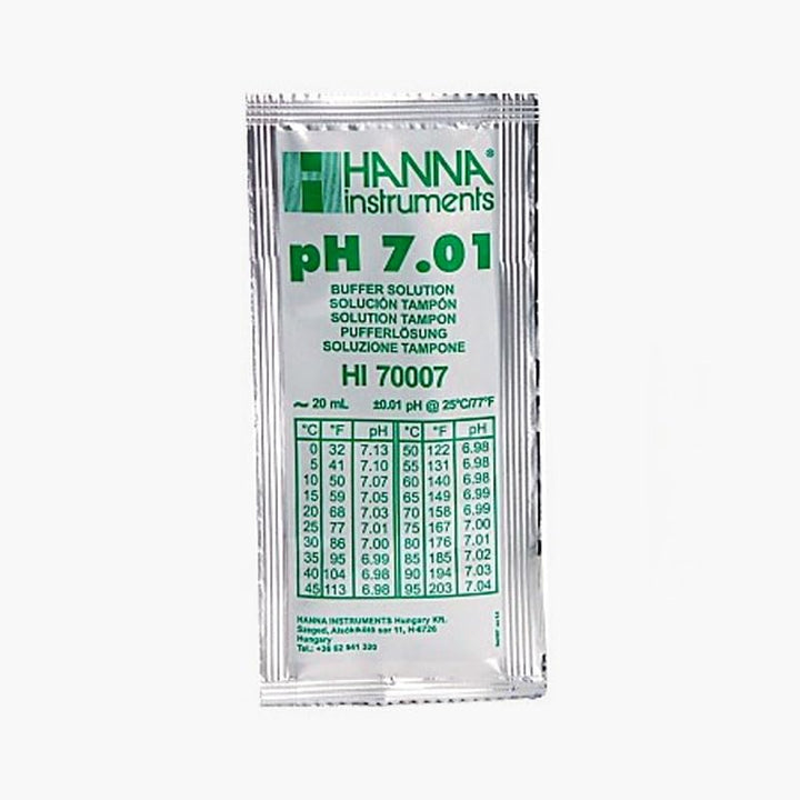 Kalibrierlösung HI70007P pH 7,01; Standardqualität, 25 x 20mL-Beutel