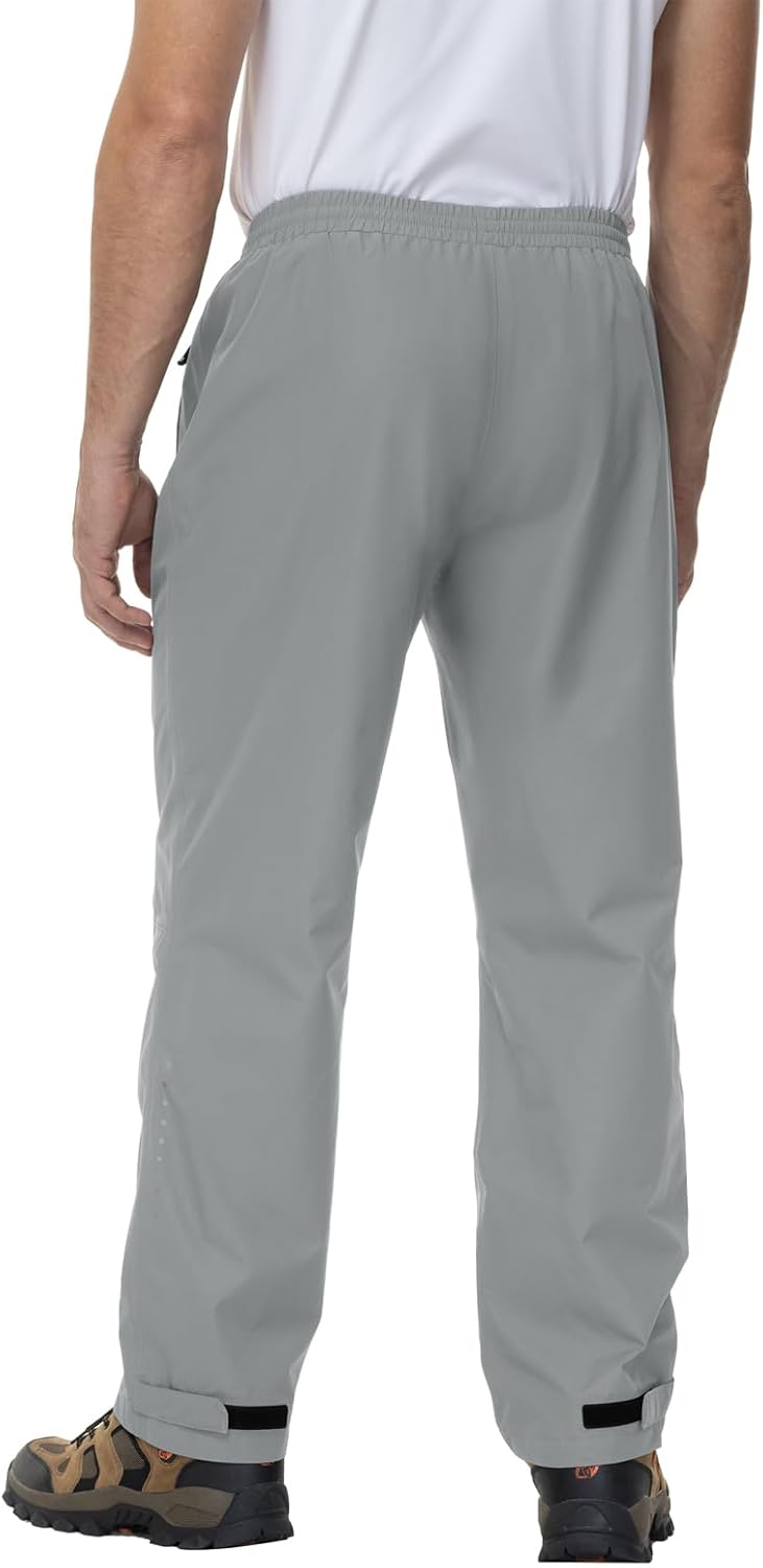 Herren Hose Wasserdicht Regenhose Leichte Winddichte Fahrrad für Outdoor Mesh Atmungsaktiv Arbeitsho