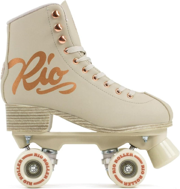 Rio Roller Rose Rollschuhe RIO360 Erwachsene Unisex Rosa (Rose Black) 38 Cream, 38 Cream