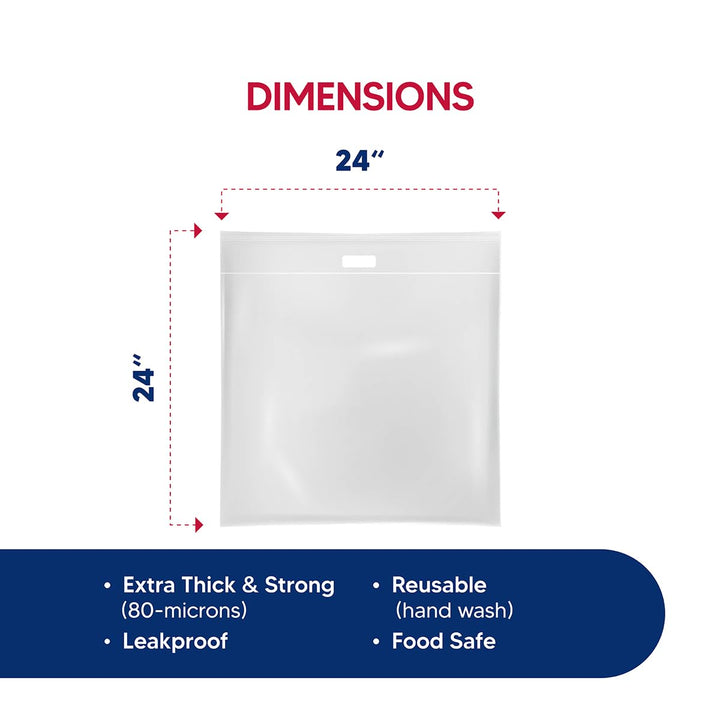 HIC Kitchen 22052 Turkey Briningbag, LDPE Set of 1, Set of 1
