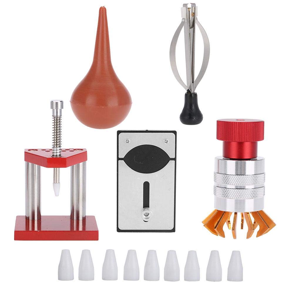 Uhrenwerkzeug, 5 Stücke Uhr Reparatur Set, Legierung Stahl Uhr Reparatur Werkzeug, Gummi Staub Luftg