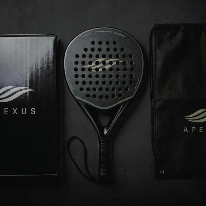 Padel Schläger – Tropfenförmiger Vollcarbon-Rahmen und -Oberfläche | Eva-Schaumkern, leichte und rob