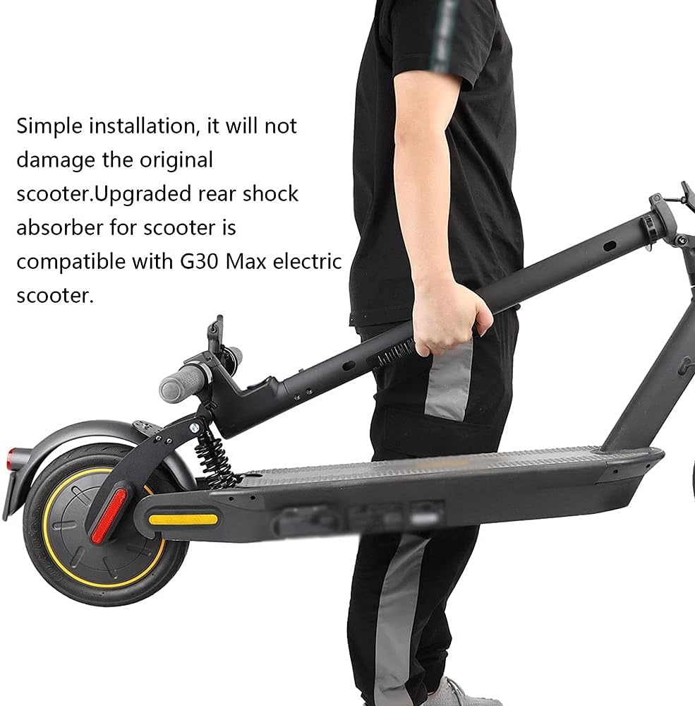 TMOM Schutzblech mit Stossdämpfer hinten für Segway Ninebot Max G30 Elektroroller Stossdämpfung + Ko