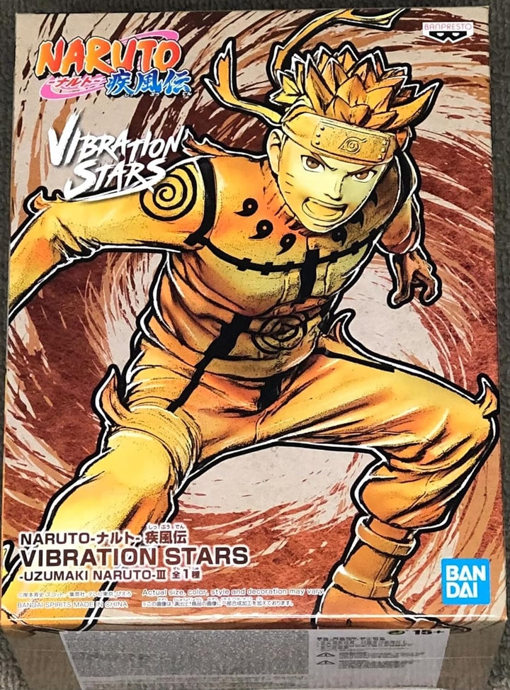 Banpresto Vibration Stars: Naruto Shippuden - Uzumaki Naruto Ⅲ Statue (15cm) (18597)