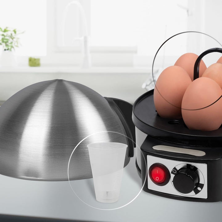 Avilia Eierkocher für 7 Eier | Edelstahl | 400 W
