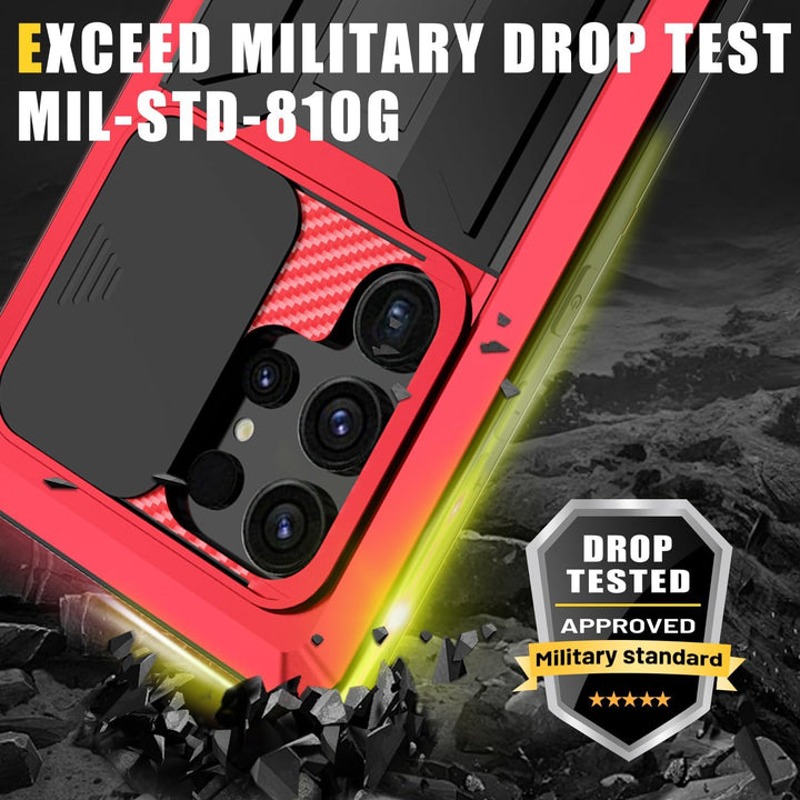 MIYIYQP Kompatibel mit Samsung Galaxy S24 Ultra 5G Handyhülle, Outdoor Powerful Hybrid Schutz stossf