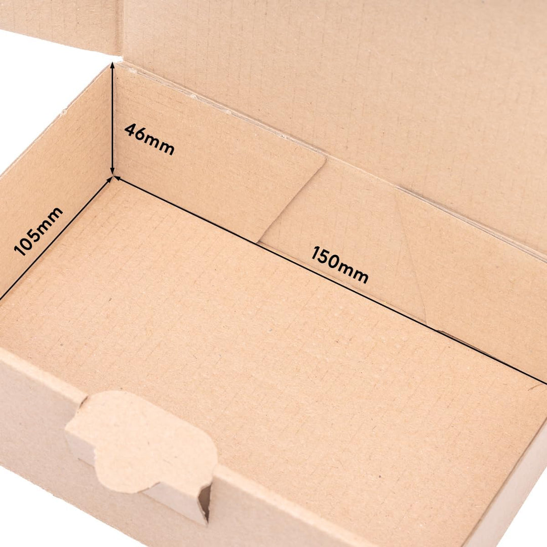 500 x Maxibriefkartons 160 x 110 x 50 mm Braun - Marken-Qualität von OfficeKing®