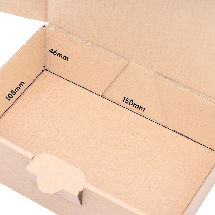 500 x Maxibriefkartons 160 x 110 x 50 mm Braun - Marken-Qualität von OfficeKing®