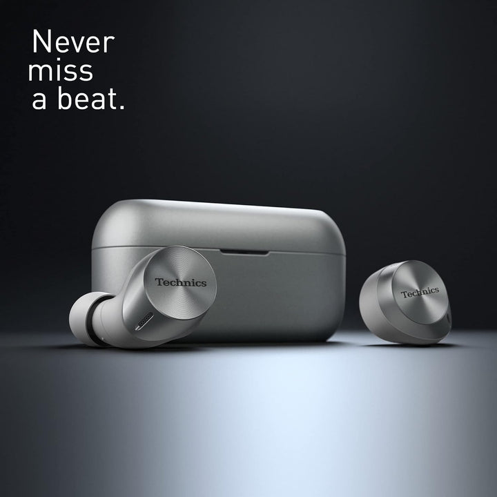 Technics EAH-AZ60M2ES kabellose Ohrhörer mit Noise Cancelling, Multipoint Bluetooth 3 Geräte, komfor